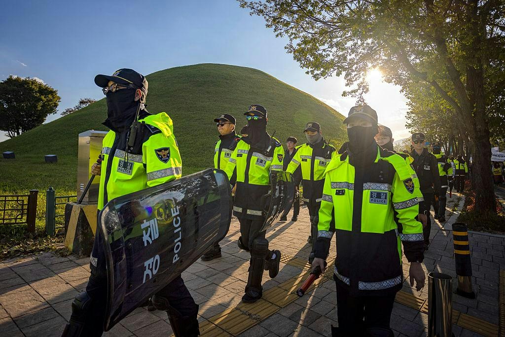 韩国警方,此为示意图(Getty)