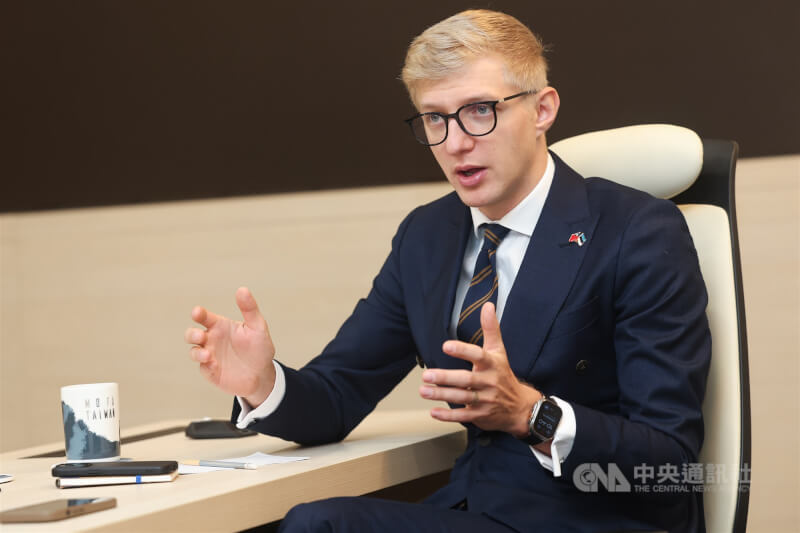 爱沙尼亚国会友台小组主席裴克多。（中央社档案照片）