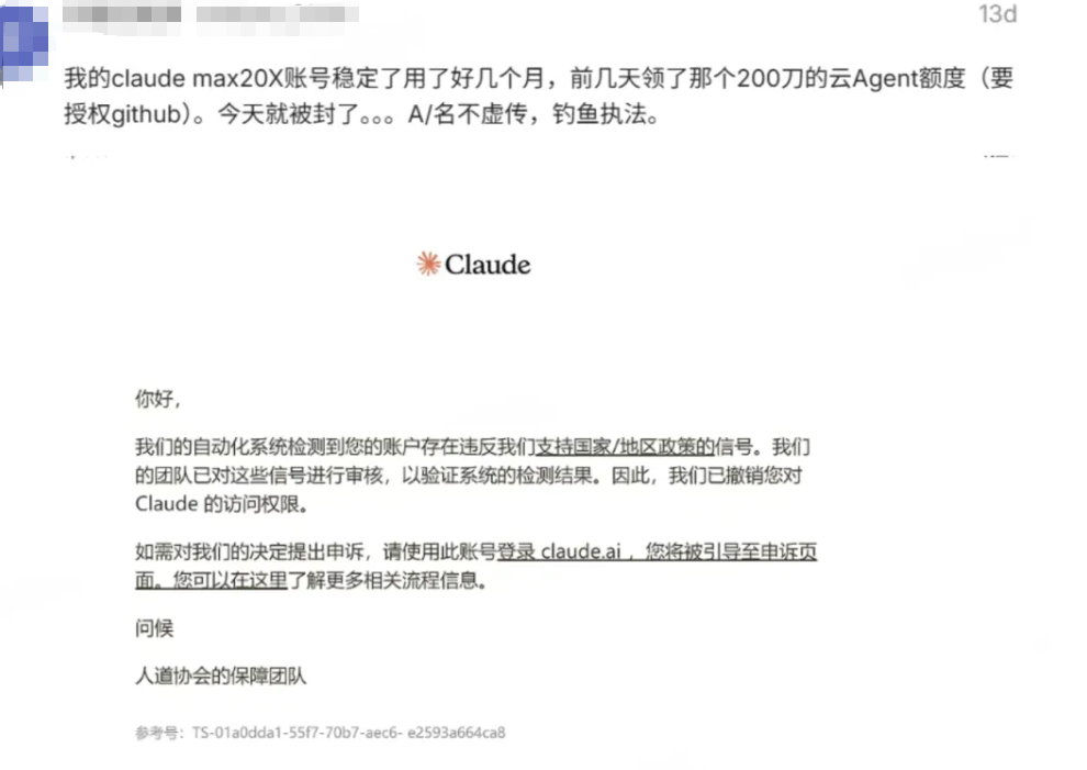 Claude想让中国人全被封号：天才AI的访问头脑战