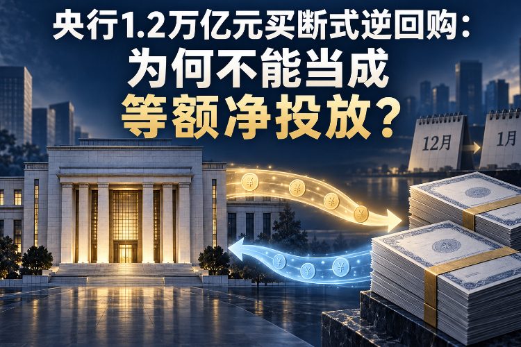 央行1.2万亿元买断式逆回购:为何不能当成等额净投放?_1 央行1.2万亿元买断式逆回购:为何不能当成等额净投放?_1