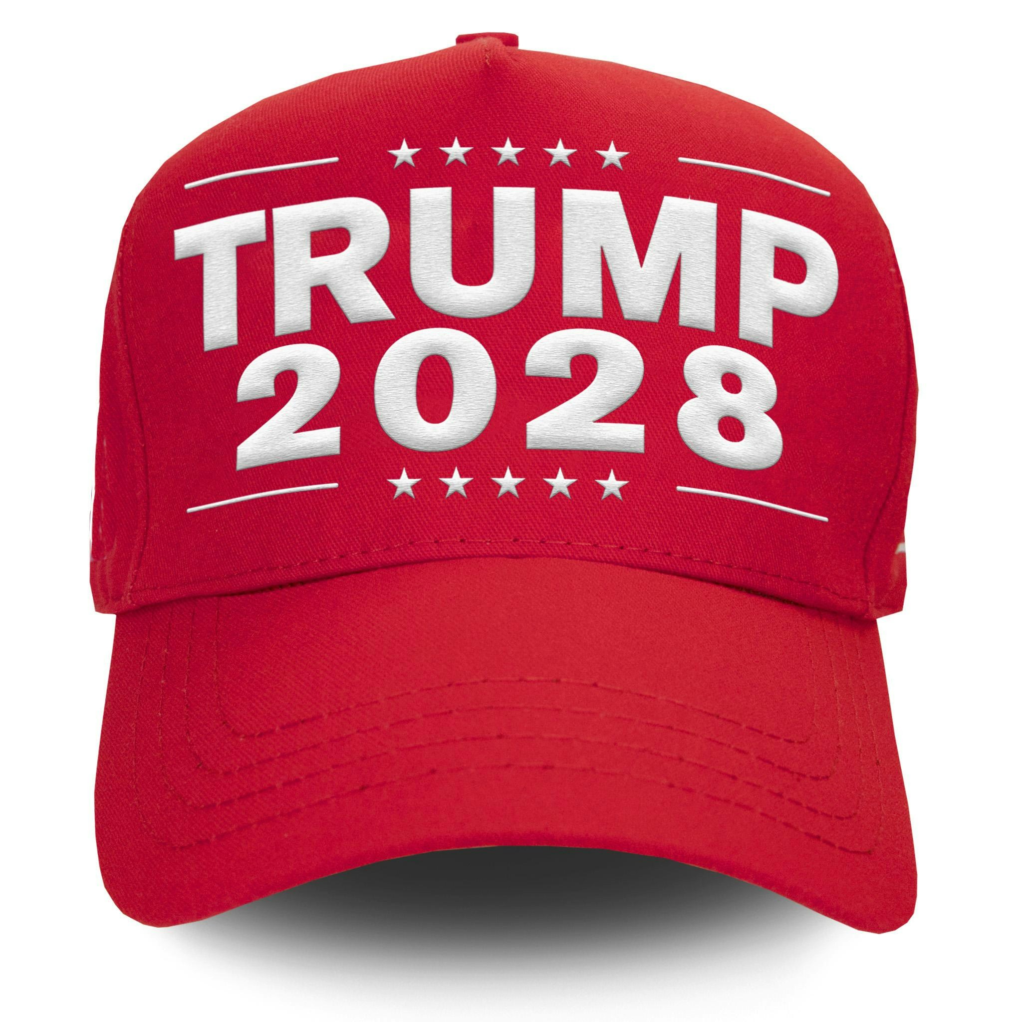 2025年4月24日,特朗普集团(The Trump Organization)在其网店上推出刻有「TRUMP2028」 字眼的新帽。(特朗普网店网站截图)