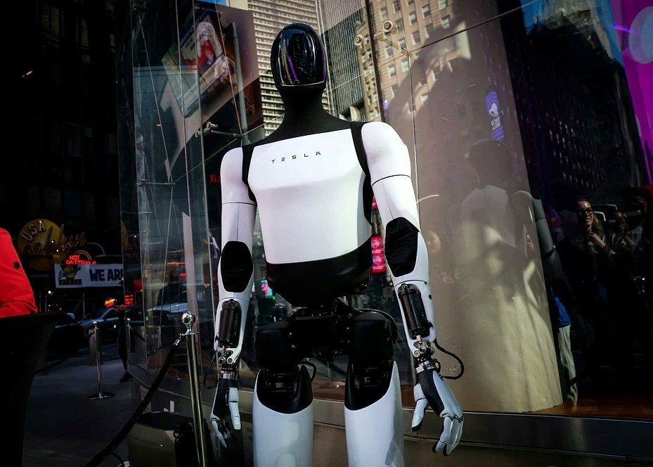 特斯拉(Tesla)人型机器人Optimus。(Reuters)