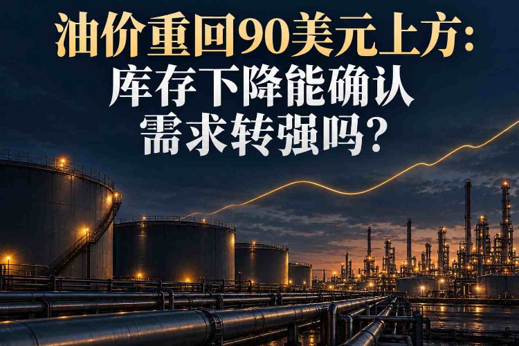 油价重回90美元上方:库存下降能确认需求转强吗?_1 油价重回90美元上方:库存下降能确认需求转强吗?_1