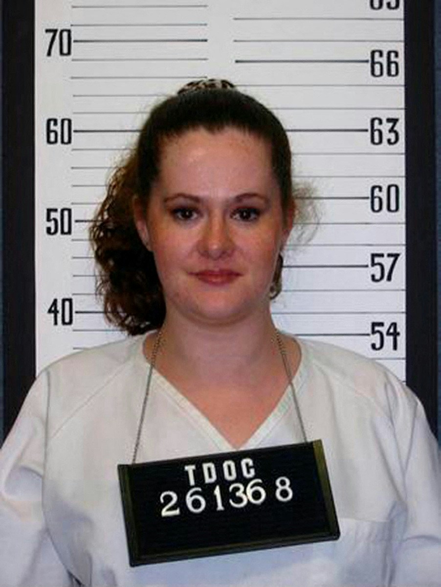 美国田纳西州女死囚皮克（Christa Pike）入狱照。（Reuters）