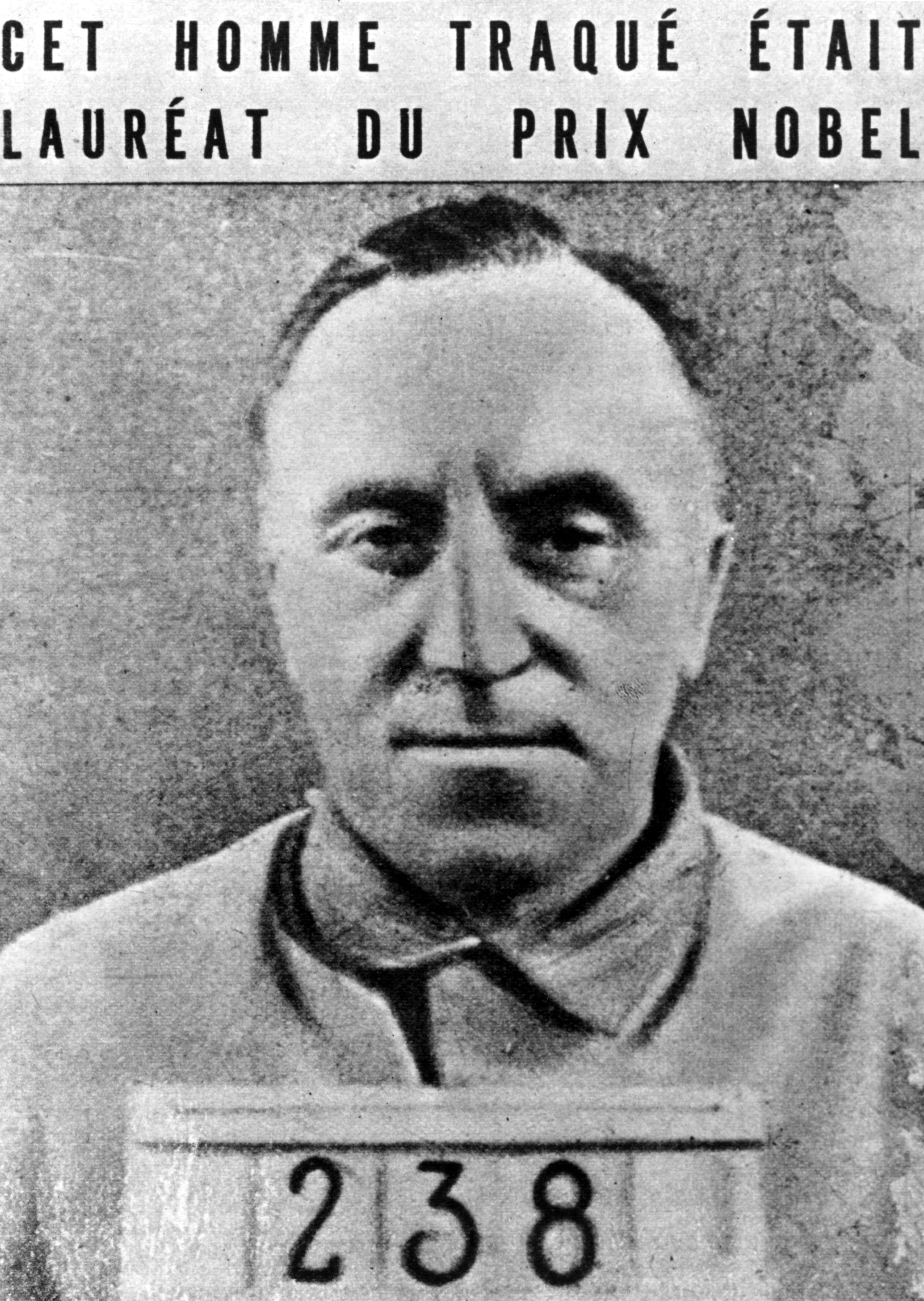 德国和平主义记者奥西茨基在1935年获得诺贝尔和平奖。图为奥西茨基1933年被囚禁在集中营。（Getty）