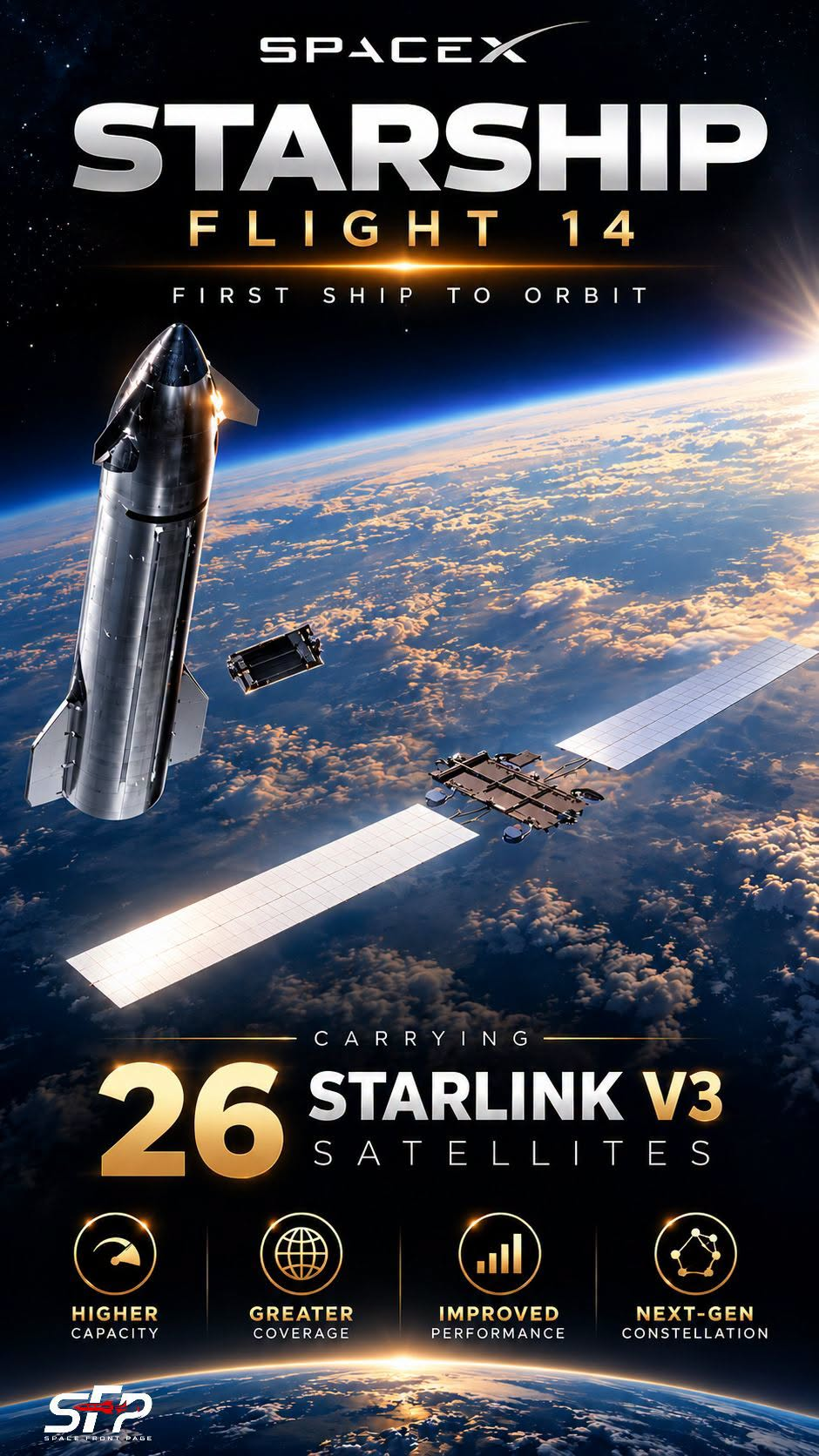 星舰成功发射星链V3卫星,实现又一次突破。