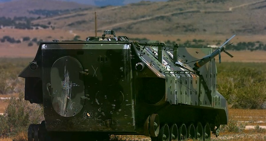 Altius-600M巡飞弹打击目标。（X@anduriltech影片截图）