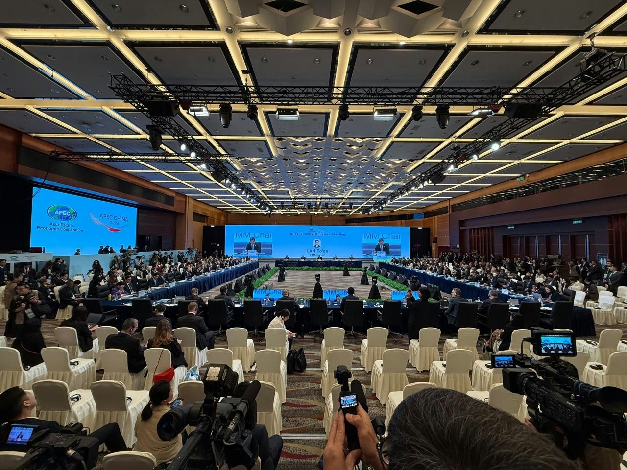 APEC财长会议首次在香港举行。(梁鹏威摄)