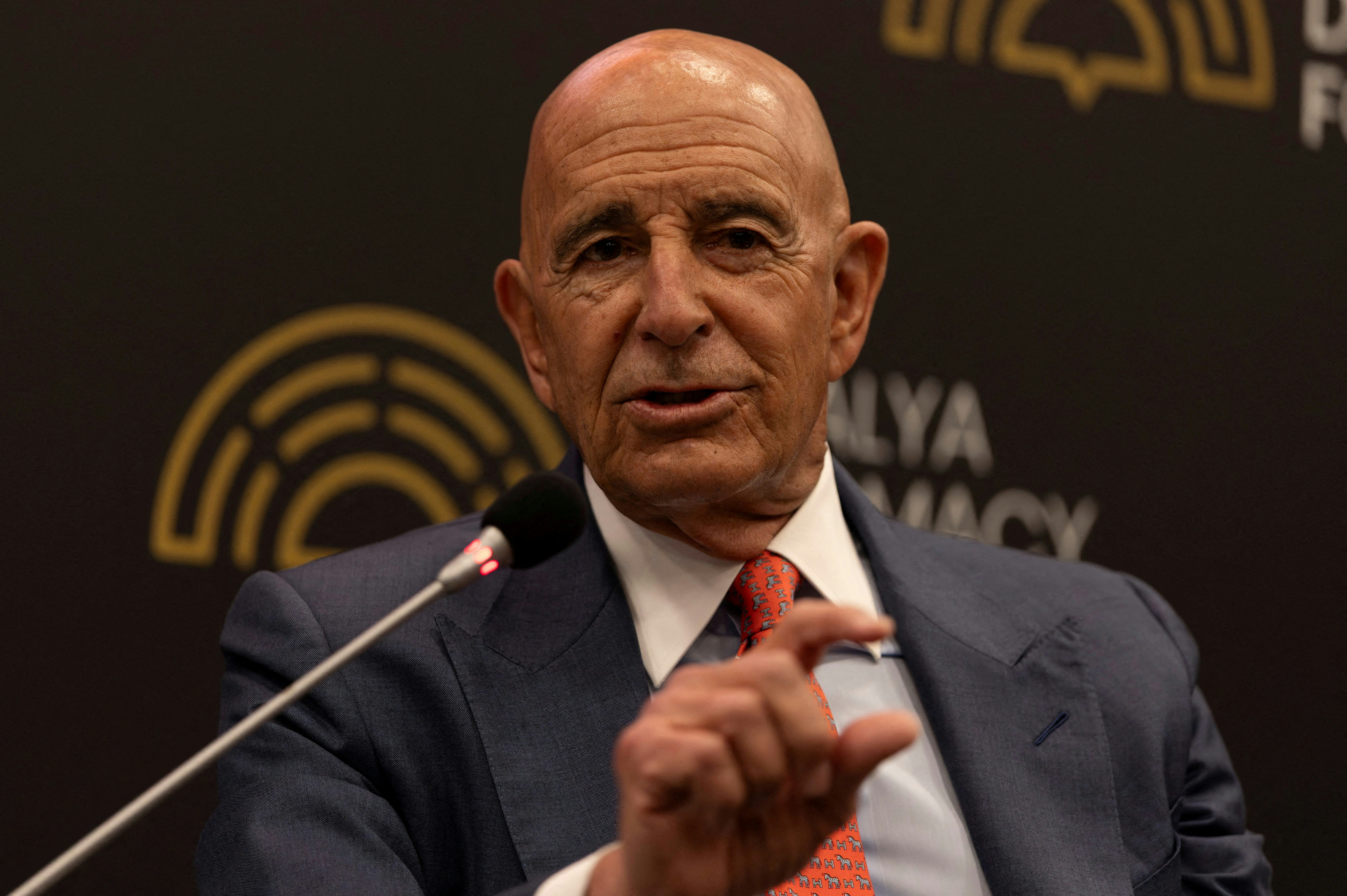 美国叙利亚问题特使兼驻土耳其大使巴拉克(Tom Barrack)(Reuters)