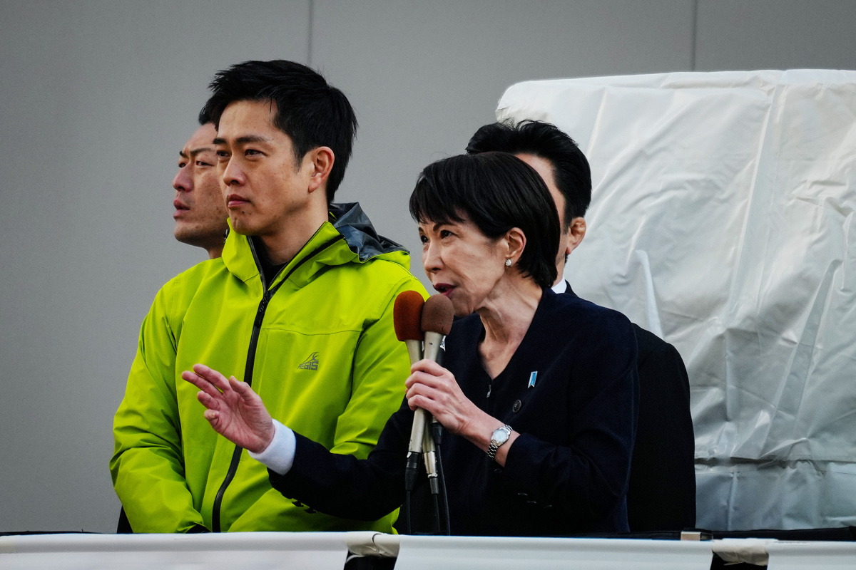 高市早苗资料图 图源:新华社