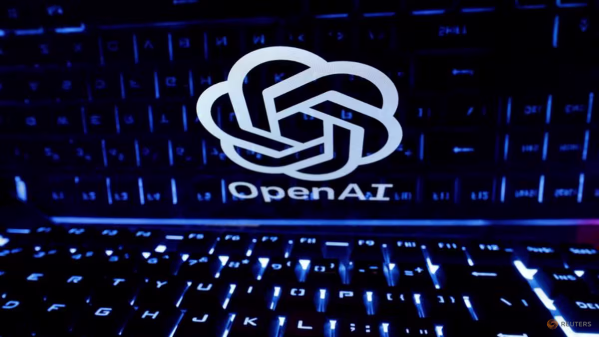 A keyboard is placed in front of a displayed OpenAI logo in this illustration taken February 21, 2023. REUTERS/Dado Ruvic/Illustration//File Photo