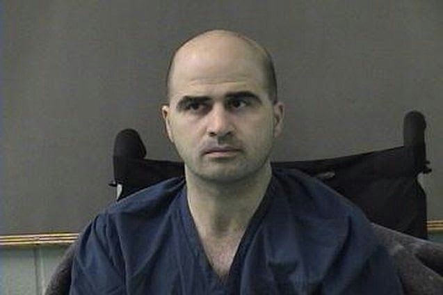 哈桑(Nidal Hasan)为胡德堡枪击案犯人,于2013年被判决死刑。(Getty Images)