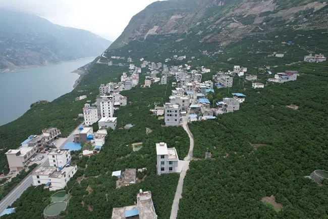 雷波县官网介绍,该县位于四川西南边缘、凉山彝族自治州东部,人口30万,其中以彝族为主体的少数民族占61%。2021年,该县被确定为国家乡村振兴重点帮扶县。图为雷波县一处空拍图。(中共凉山州委宣传部)