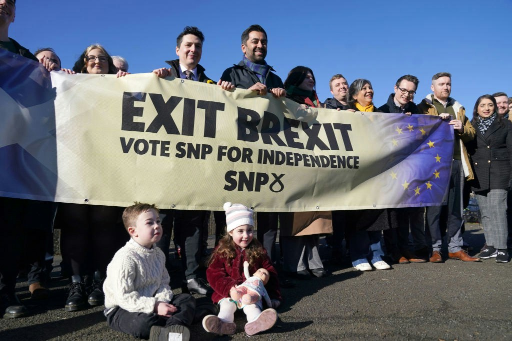苏格兰民族党(SNP)主张苏格兰退出「英国脱欧」。(Getty Images)