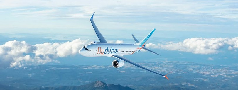 杜拜航空的客机图片，此为示意图（X@flydubai）