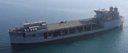 美国海军辅助舰队的「路易斯普勒」号。(X@USNavy)