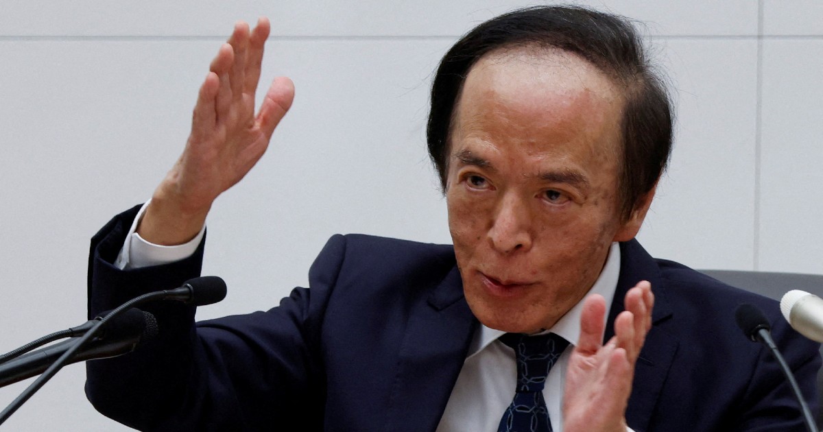 植田和男表示,核心通胀率相当接近2%目标。(路透资料图片)