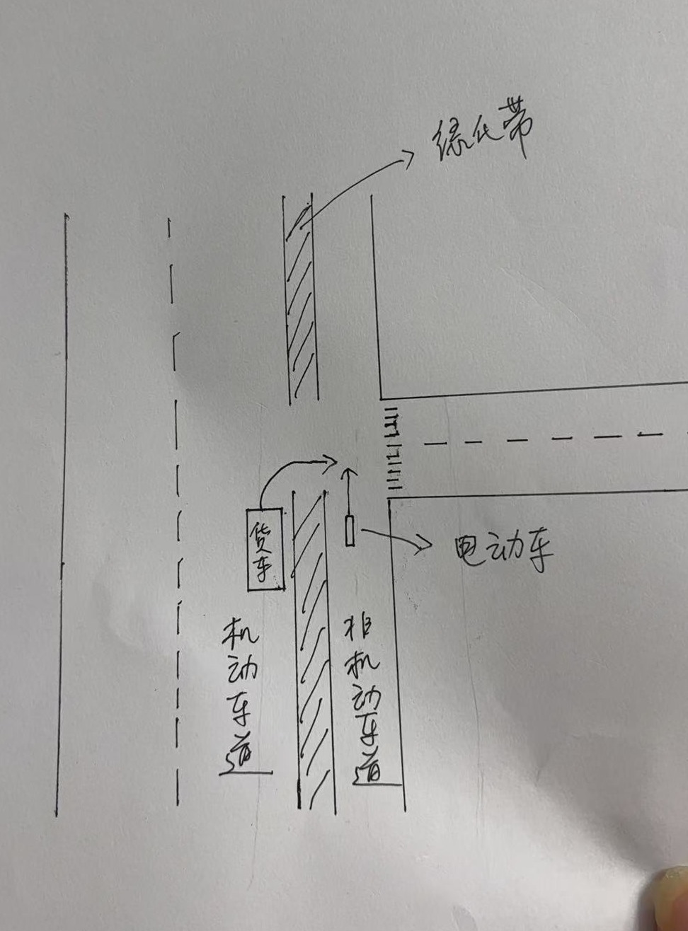 △事发路口示意图。