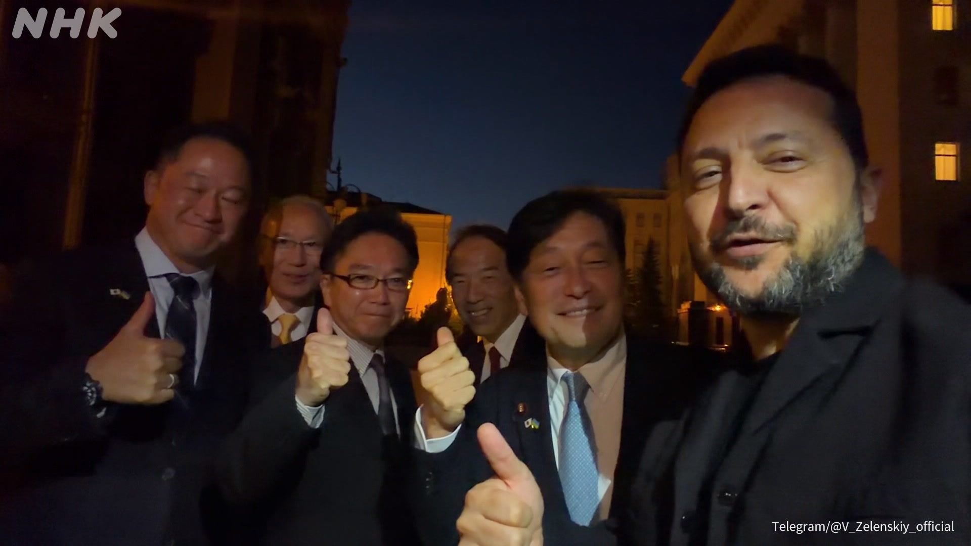 Ex-Japan defense minister and Zelenskyy hold talks
