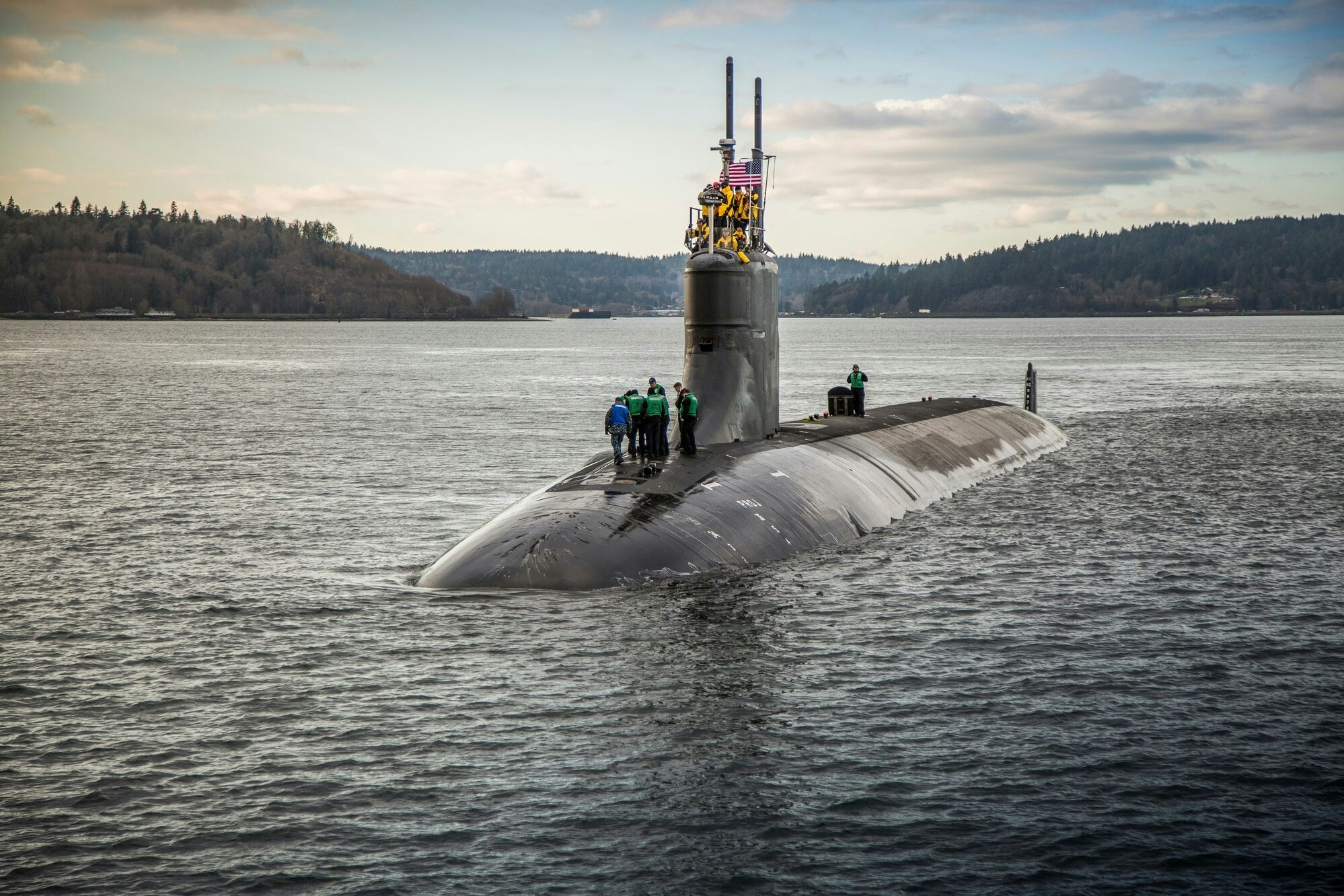 美国海军「康涅狄格」号(USS Connecticut SSN-22)核潜艇。(美国海军官网)
