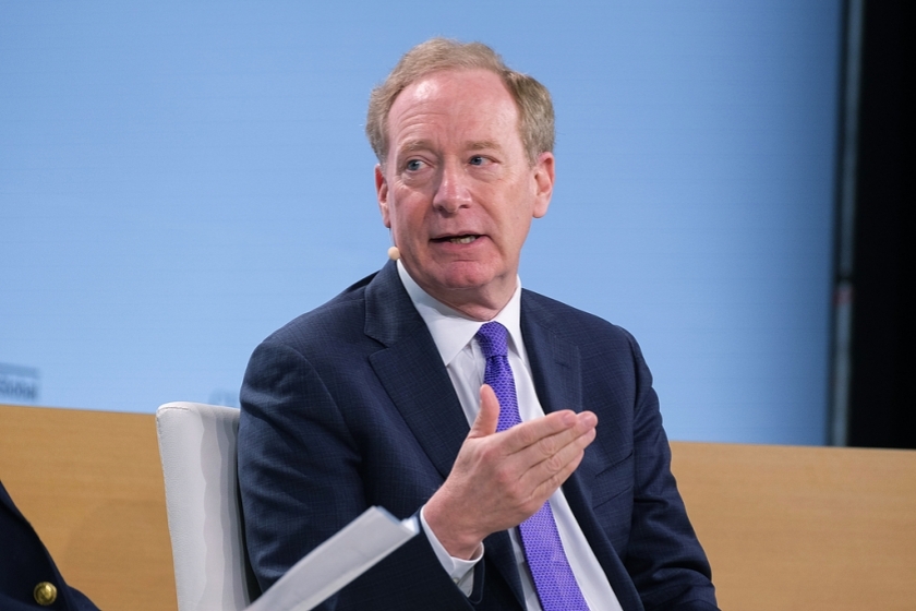 微软公司总裁Brad Smith。图:视觉中国